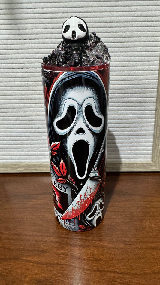 20oz Tumbler with Topper - Scream